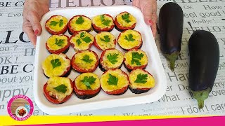 Закуска из баклажанов с помидорами и сыром. Вкусные баклажаны в духовке!