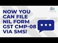 Now you can file NIL Form CMP08 via SMS! Here’s all you need to know