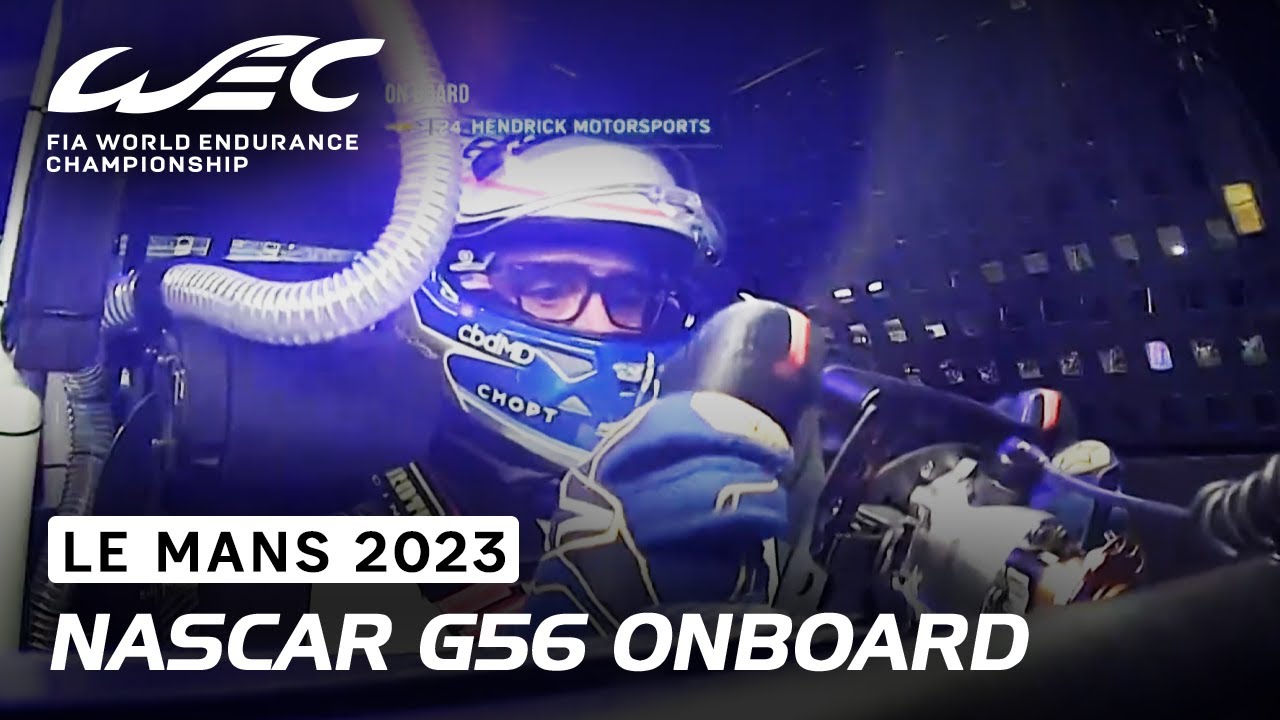 Nascar G56 Night Onboard ✨ I 2023 24 Hours of Le Mans I FIA WEC