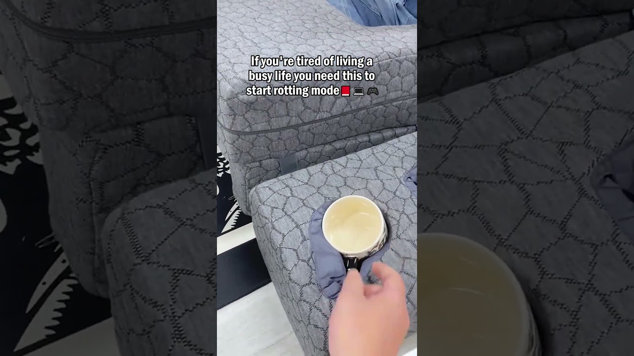 Lazy Mode ON with Extra Large Arm Rest Pillow - Ultimate Comfort for Work, Reading & Gamin