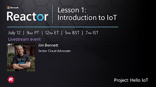 Lesson 1: Introduction to IoT