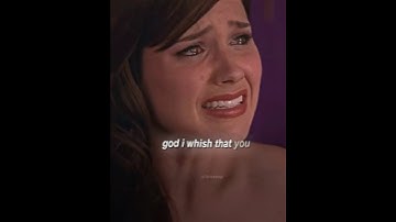 the pain in her voice | show: one tree hill #brookedavis #lucasscoot #onetreehill