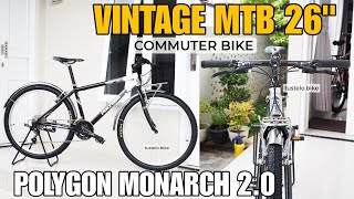 Rakit Ulang Classic MTB 26" Polygon Monarch 2.0 Style Commuter Bike by Tustelo.bike ✨️