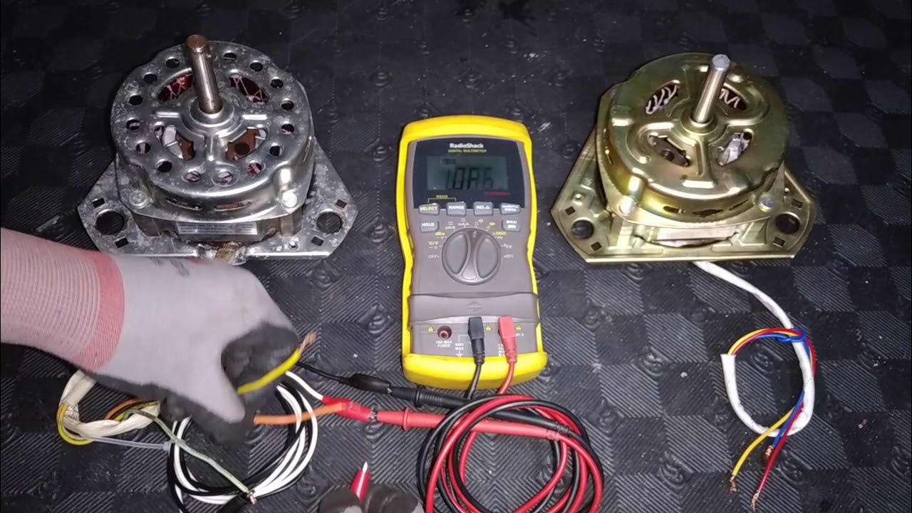 Washing Machine Repair (Manual) "How to test wash motor using Digital