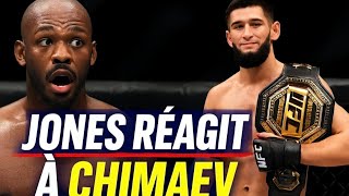 Jon Jones reacts bluntly to Khamzat Chimaev's victory