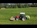1st Cut Grass Silage / Mowing and Tedding Grass