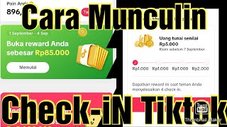 Mengatasi Checkin Hilang  Cara Memunculkan Misi Checkin Tiktok Event Hijau Auto Claim Rp85k