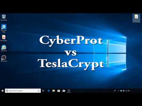 CyberProt vs TeslaCrypt ransomware