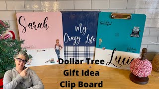 DIY Dollar Tree Gift Idea | Clip Board Upcycle