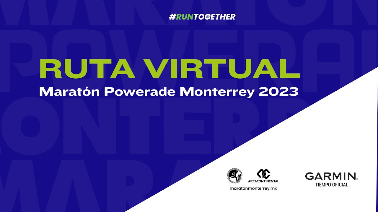 Ruta Virtual: Maraton Powerade 2023, Garmin Tiempo Oficial
