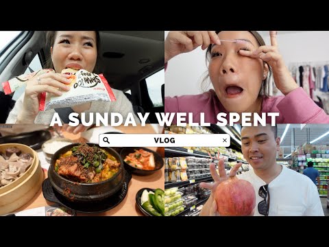 WEEKEND VLOG | motivated myself, Korean food, shopping at Hmart | Stylewithtiffanyd