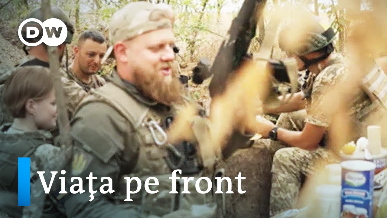 Ucraina: Viaţa în tranşee, între două atacuri