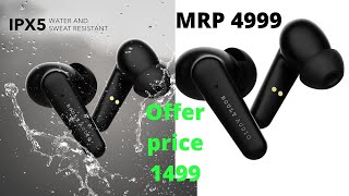 Boult Audio Airbass Fx1 True Wireless Earbuds With 24H Total Playtime, Mrp 4999, Offer Price 1499