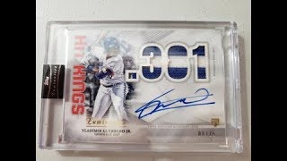2019 Topps Luminaries Baseball Case Break 1