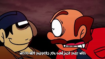 Aether (Instrumental) - FNF VS SML Movie Puppets & Guts AETHOS + LYRICS (Jeffy