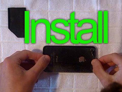 Zagg InvisibleSHIELD iPhone 4 Install