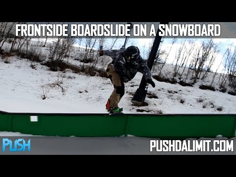Cara Frontside Boardslide pada Snowboard (Detailed Tutorial) - PUSH