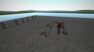 Synths Vs H.E.C.U Marines