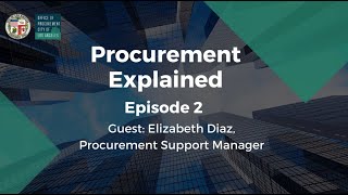 Procurement Explained Episode 2