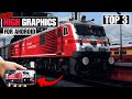 TOP 3 HIGH GRAPHICS New Indian Train Simulator Games For Android |  Train side 