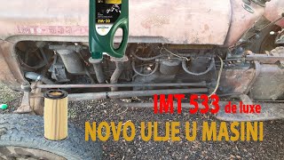 IMT 533 Menjanje ulja u traktoru.