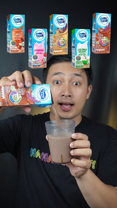 MINUM SERBA VARIAN RASA SUSU FRISIAN FLAG #mukbang #asmr #susu #frisianflag #minum #mamangapay