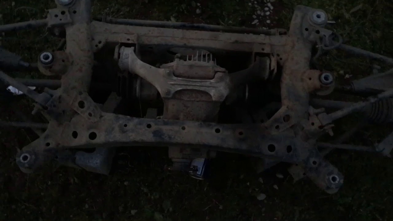 ELECTRIC MAZDA RX8. Part Two, rear diff removal and hybrid transmission