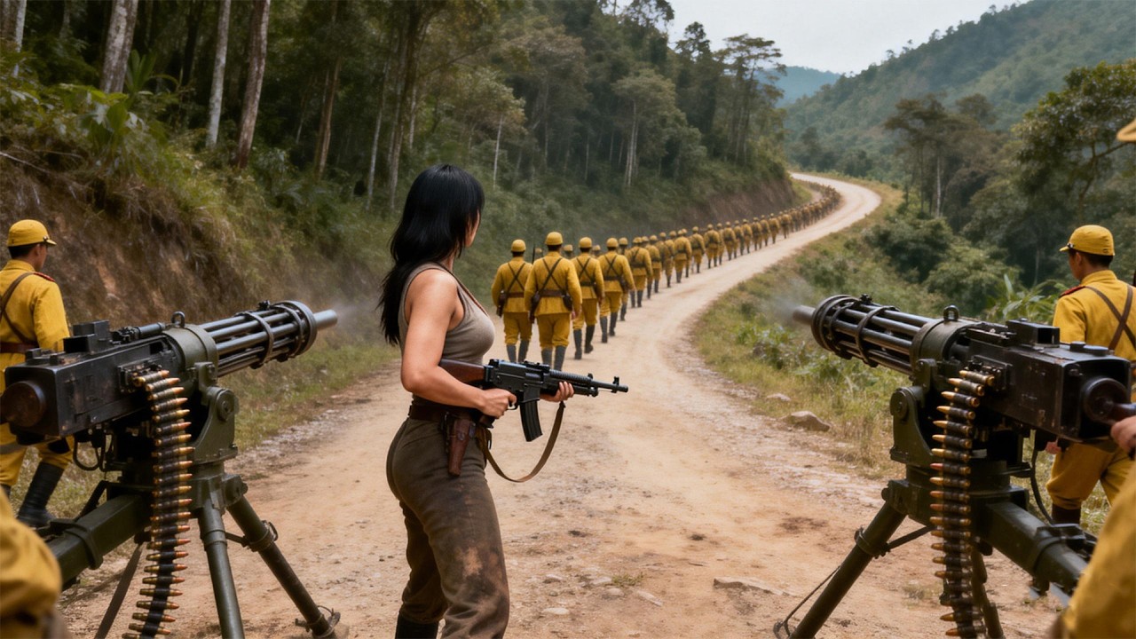 日军上山偷袭，殊不知山上全是八路的陷阱，让日军全军覆没！#抗战 #抗日 #movie #電影 #中国电视剧