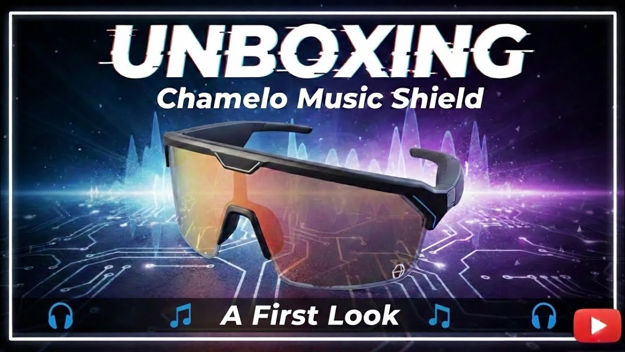 Chamelo Music Shield Unboxing | Smart Workout Sunglasses with Built-In Audio
