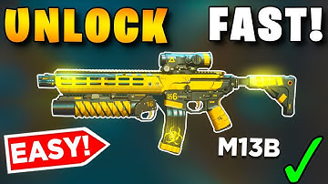 *UNLOCK IN 5 MINUTES* NEW FASTEST WAY To Unlock The M13B In Modern Warfare 2! (Get M13B Fast in MW2)