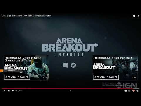 Видео: Анонс Arena Breakout: Infinite на ПК !!!