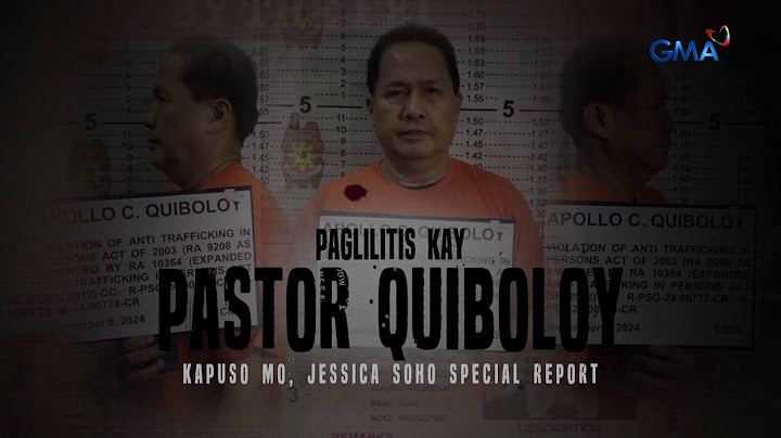 Kapuso Mo, Jessica Soho: Paglilitis kay Pastor Quiboloy