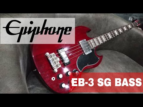 epiphone-eb-3-sg-bass-guitar-cherry-red-|-review-demo