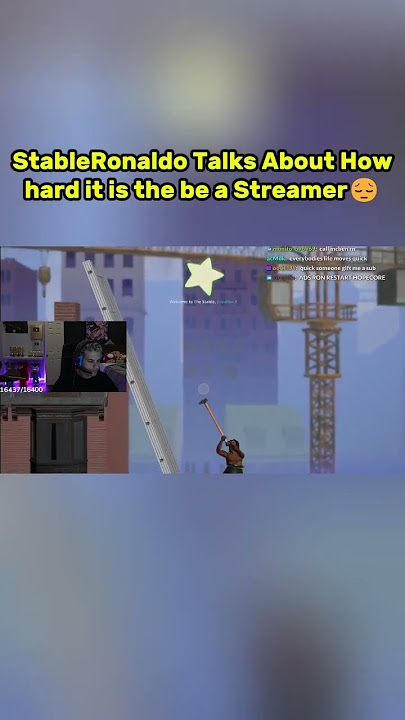 StableRonaldo Talks About How hard it is the be a Streamer😔#faze #shorts #viral #fyp
