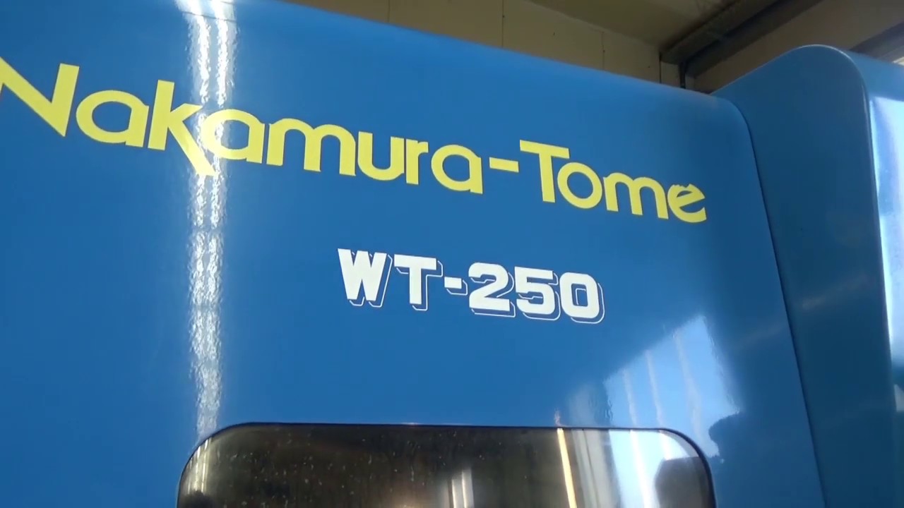 CNC Drehmaschine Nakamura Tome WT250-Y, Baujahr 2002, 2 Spindeln, 2 Revolver, 2 C-Achsen und Y-Achse