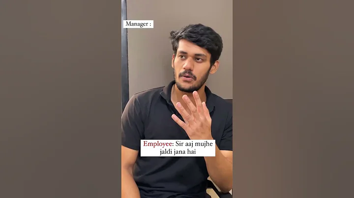 When You Ask Your Manager to Leave Early | Office Memes | #shortsfeed #agencylife #comedy