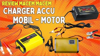 Menjual charger otomatis aki motor mobil