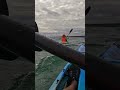 Big wave for Alexandra! #surfski #choppy #gopro #kayaking #newzealand