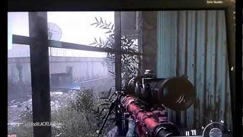 MW2 quickscoping on underpass