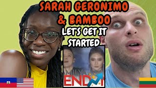 REACTION TO Sarah Geronimo & Bamboo - Let's Get It Started (Live on ASAP) | FIRST TIME HEARING