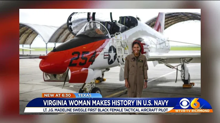 Virginia native is US Navy's 1st Black female Tactical Aircraft pilot