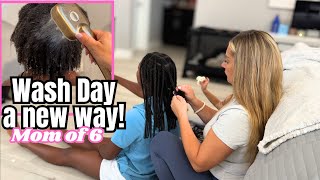 A New Kinda Wash Day I Day In My Life Busy Mom Of 6