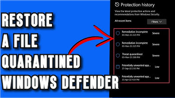 How to Restore a File Quarantined by windows defender 2025 | FULL GUIDE