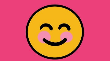 How to Draw a Smiling Face with Smiling Eyes Emoji