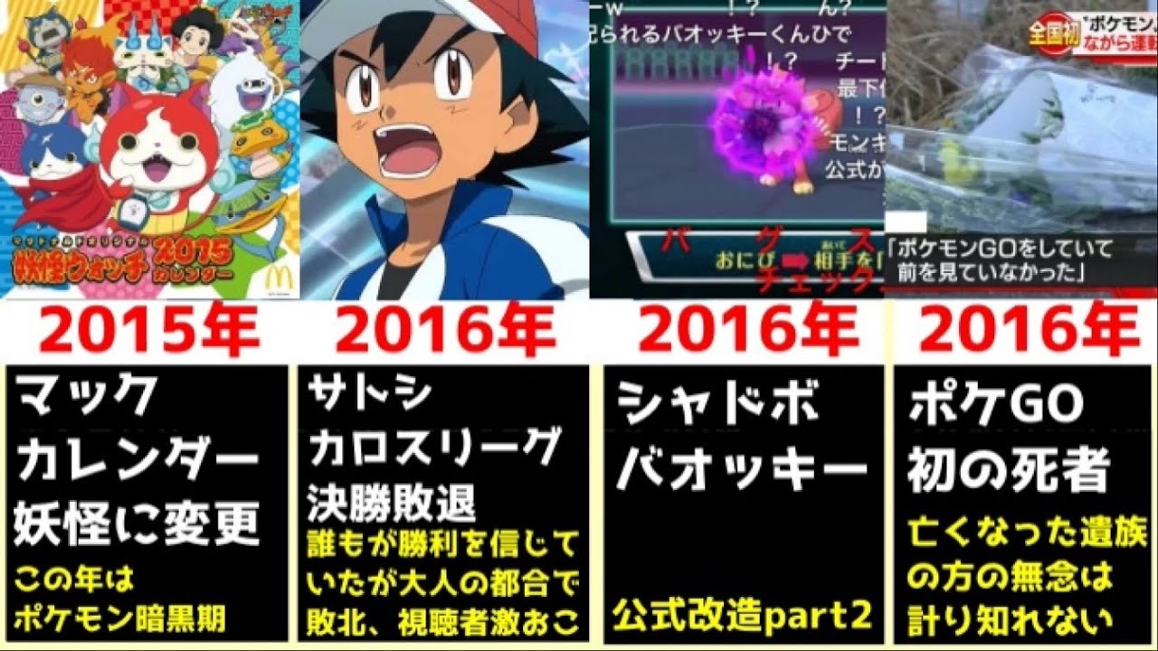 炎上史 今まで起きたポケモンアニメ ゲームの事件 炎上まとめ 初代 剣盾 Youtube