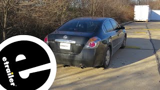 etrailer | Installing the Curt Trailer Hitch Receiver on your 2010 Nissan Altima