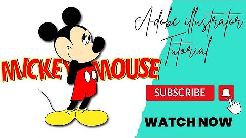 How to Draw Mickey Mouse in Illustrator: Step-by-Step Tutorial