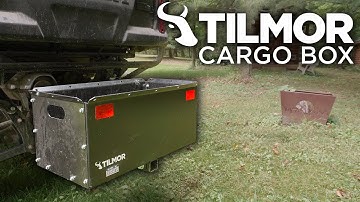 Introducing The Tilmor Cargo Box - Hitch-Mounted Carrier
