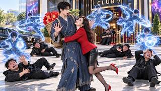 穷小子拿着婚书上门退婚，竟撞见美女总裁被恶少围堵！眼看她就要被强行带走，他当场出手打趴一圈人，美女总裁当场抱住他喊老公！