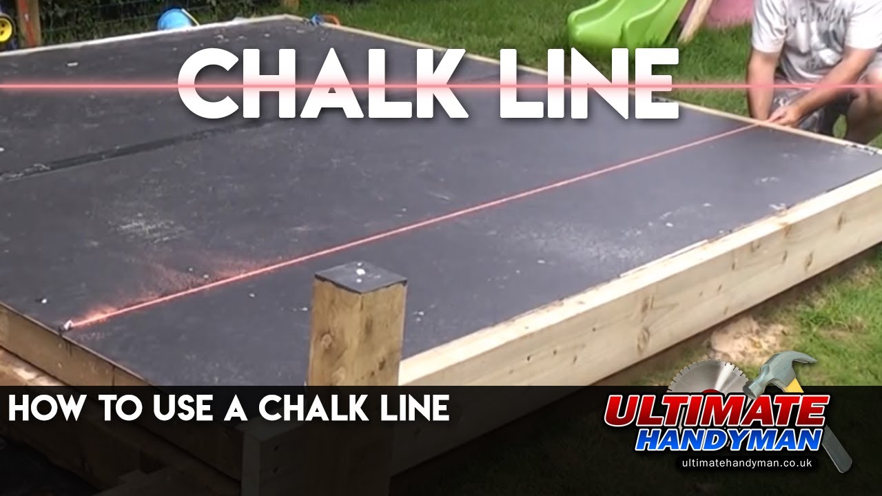 How to use a chalk line 